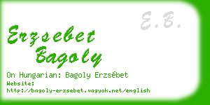 erzsebet bagoly business card