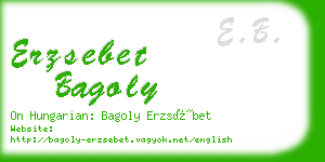 erzsebet bagoly business card